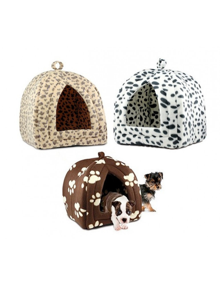 М'який будиночок для собак та котів Pet Hut ∙ Домашня будка для тварин, 40х35х35 см - мініатюра 6