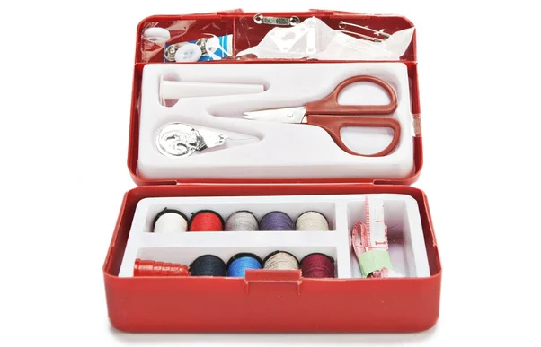 Компактний набір для шиття Insta Sewing Kit tasy ∙ Швейний набір для дому ∙ Нитки / голки / шпильки / ножиці / сантиметр / наперсток - мініатюра 2
