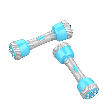 Тренажерні гантелі - масажер для тіла Multifunctional massage dumbbells ∙ Розбірні масажні гантелі з регулюванням ваги та навантаження - мініатюра 4
