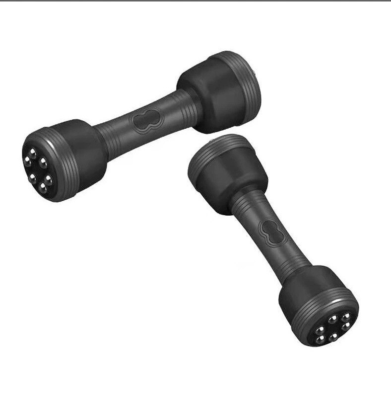 Тренажерні гантелі - масажер для тіла Multifunctional massage dumbbells ∙ Розбірні масажні гантелі з регулюванням ваги та навантаження - мініатюра 5