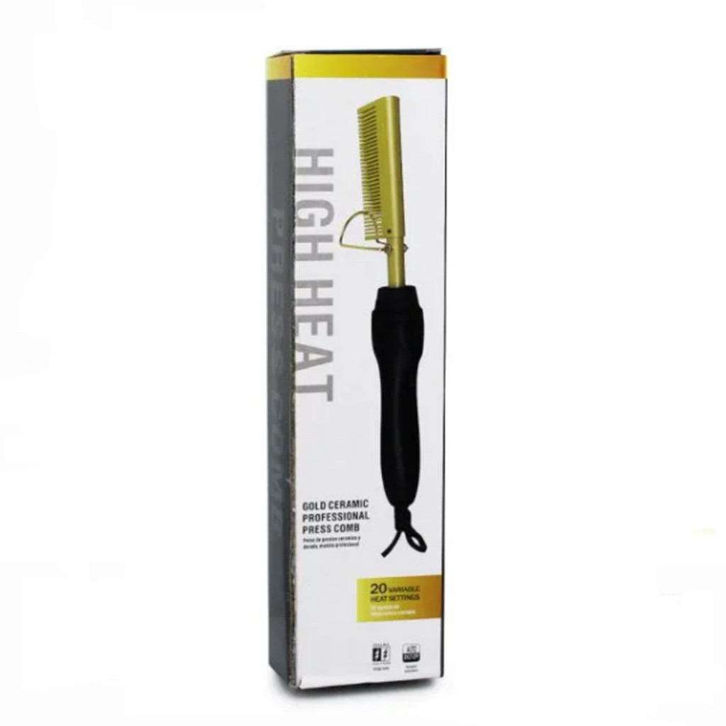 Розчіска-випрямляч для волосся High Heat Brush ∙ Електричний гребінь для укладання, випрямлення, розгладження волосся - мініатюра 7