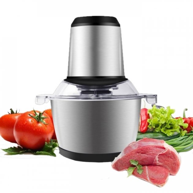 Електричний блендер - подрібнювач "Молнія" Метал ∙ Подвійні леза з нержавіючої сталі ∙ 1000 Вт - мініатюра 4