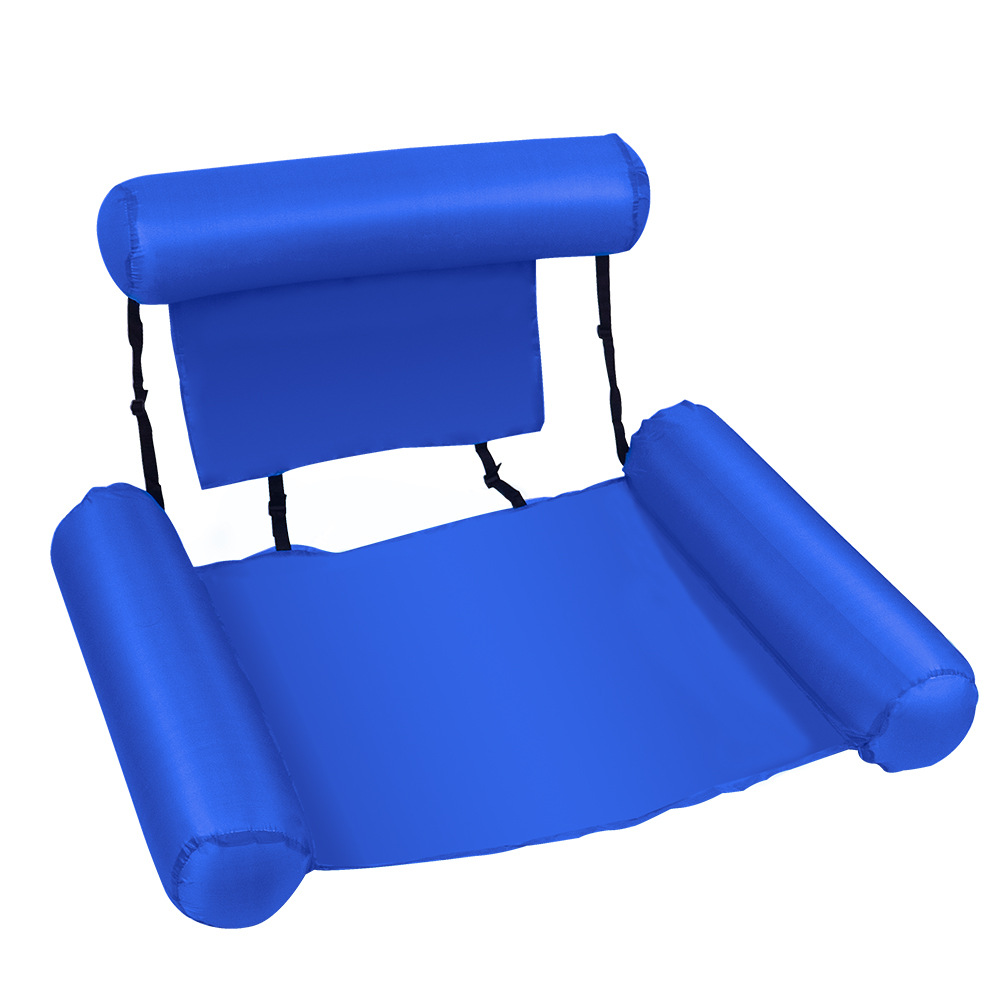 Надувний складний матрац плаваючий стілець Пляжний водний гамак - крісло плаваюче ліжко - мініатюра 8