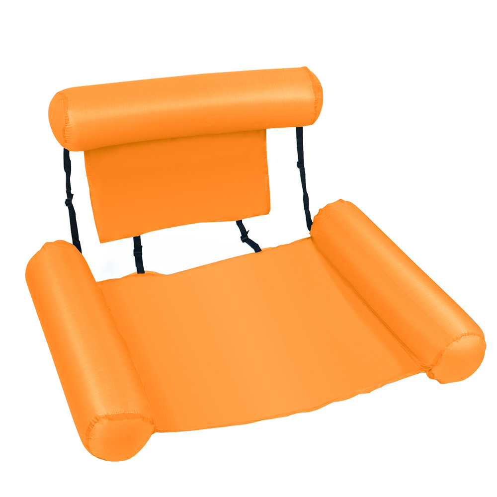 Надувний складний матрац плаваючий стілець Пляжний водний гамак - крісло плаваюче ліжко - мініатюра 9