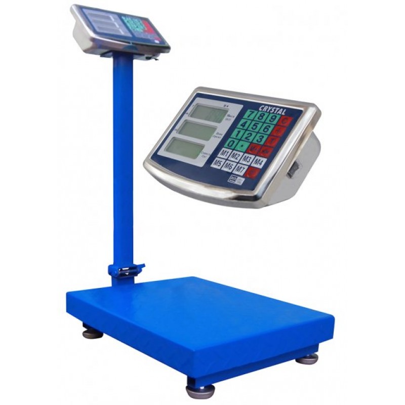 Ваги товарні CRYSTAL CR-300 Підлогові платформні торговельні електронні ваги до 300 кг - мініатюра 2