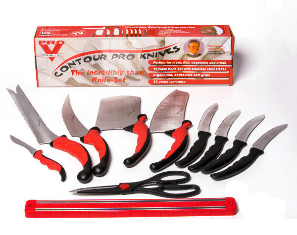 Набір кухонних ножів CONTOUR PRO, 11 предметів - мініатюра 2