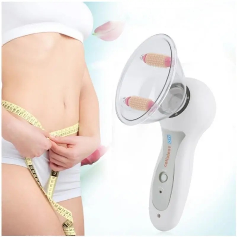 Ручний домашній вакуумний роликовий лімфодренажний антицелюлітний масажер Celluless MD для рук, живота, спини, ніг та сідниць - мініатюра 3