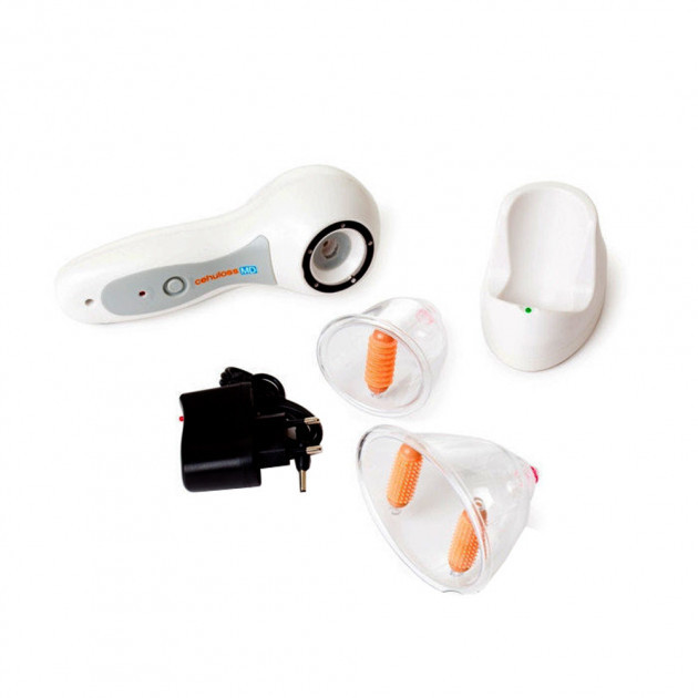 Ручний домашній вакуумний роликовий лімфодренажний антицелюлітний масажер Celluless MD для рук, живота, спини, ніг та сідниць - мініатюра 4