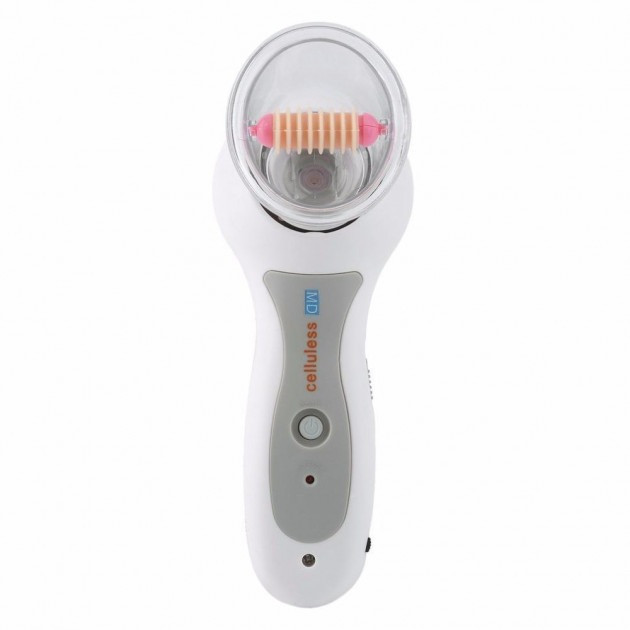 Ручний домашній вакуумний роликовий лімфодренажний антицелюлітний масажер Celluless MD для рук, живота, спини, ніг та сідниць - мініатюра 6