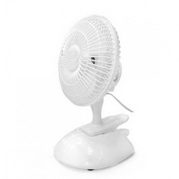 Настільний вентилятор побутовий Wimpex 2в1 WX-601 з прищіпкою для зручної установки, 2 швидкості
