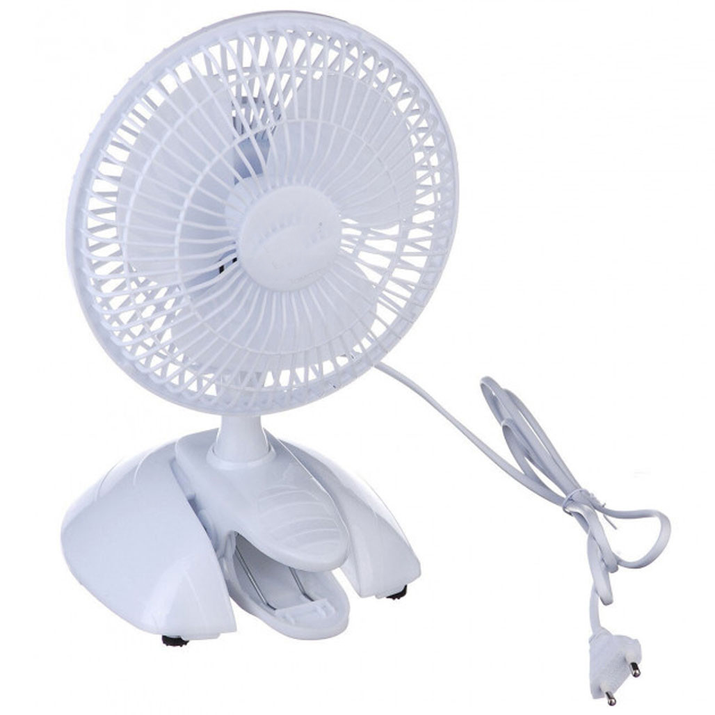 Настільний вентилятор побутовий Wimpex 2в1 WX-601 з прищіпкою для зручної установки, 2 швидкості - мініатюра 5