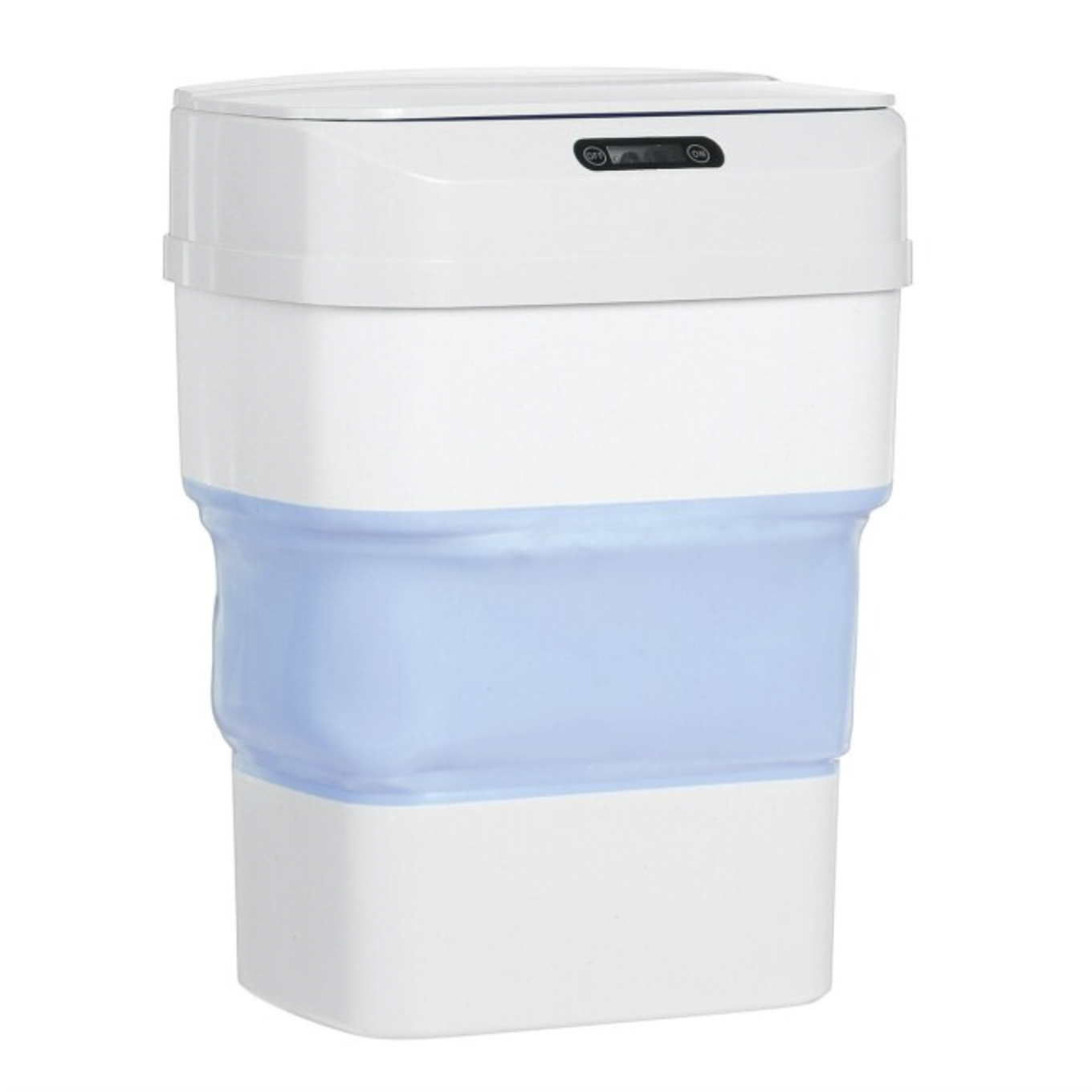 Складне відро для сміття з сенсорною кришкою на 8 л · Сенсорний складний кошик для сміття ZSW-L11