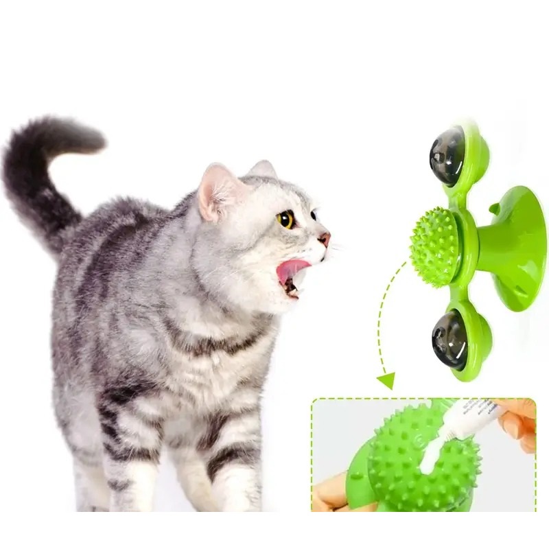 Іграшка для кота інтелектуальна Rotate Windmill - мініатюра 5