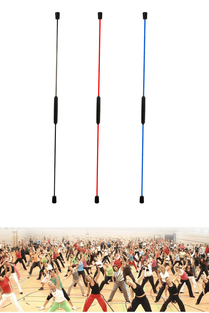 Еластичний фітнес стрейч – бодібар LiveUp Flex Bar · Гімнастична палиця - вібротренажер