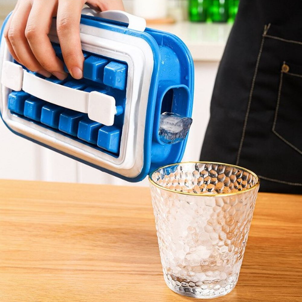 Льодниця герметична Fill&Carry Without Spilla 18 кубиків ∙ Контейнер – льодовиця ∙ Форма для льоду - мініатюра 4