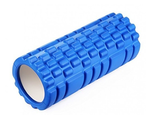 Масажний йога – ролер для МФР масажу спини, шиї, ніг Рельєфний валик - ролик для йоги та фітнесу - мініатюра 2