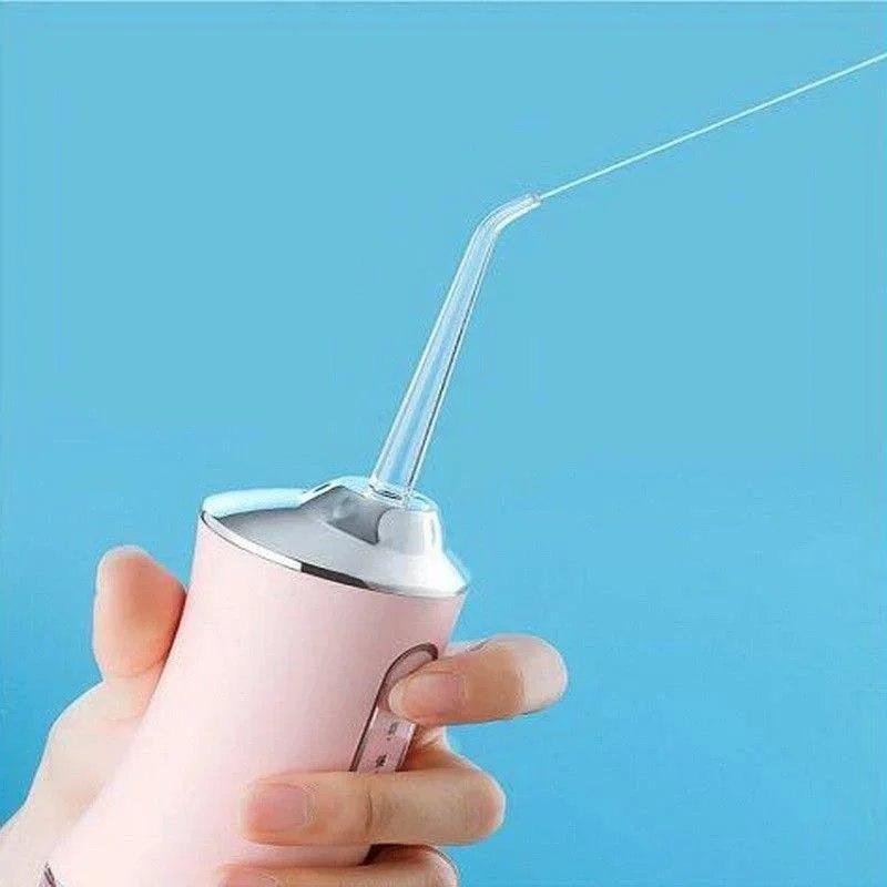 Портативний іригатор для ротової порожнини ORAL IRRIGATOR з насадками ∙ Електричний іригатор – флосер для зубів ∙ USB зарядка - мініатюра 5