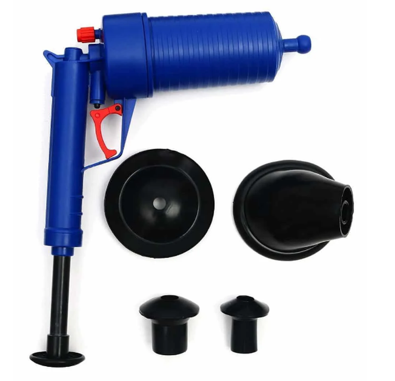 Вантуз повітряний пневматичний PIPE DREDGER ∙ Повітряний насос – вантус для чищення засмічення унітазу з насадками - мініатюра 3