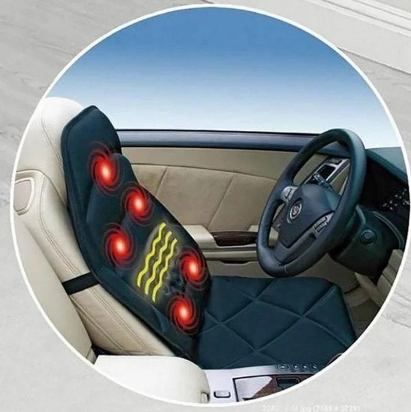 Масажна накидка на крісло Massage Seat Topper ∙ Масажер крісло масажне на сидіння - мініатюра 4