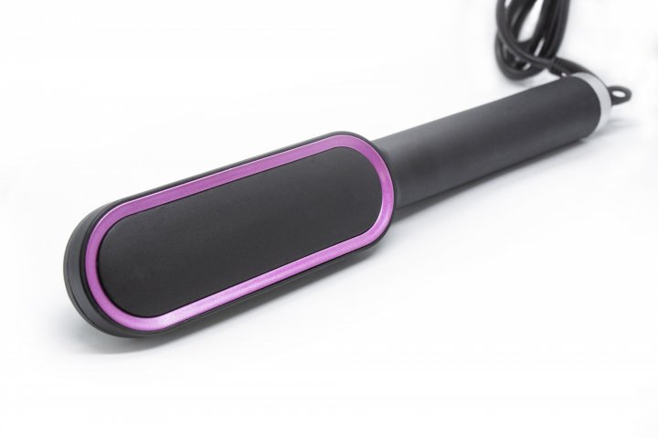 Розчіска – випрямляч Hair Straightener 909B для випрямлення волосся ∙ Праска щітка з турмаліновим покриттям ∙ 6 температурних режимів - мініатюра 2