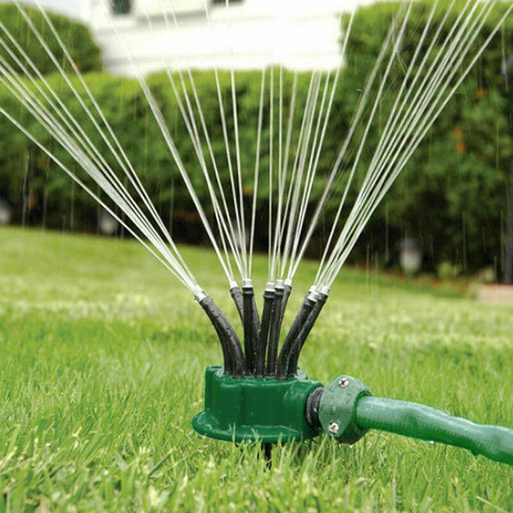 Розумна система поливу 12 в 1 Спринклерний зрошувач Multifunctional Water Sprinklers Розпилювач для газону / Поливальна система автоматична / Дощувач городний - мініатюра 6
