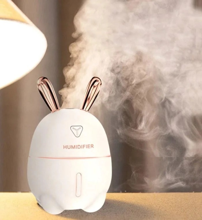 Зволожувач повітря та нічник 2в1 Humidifiers Rabbit Дифузор освіжувач з підсвіткою - мініатюра 4