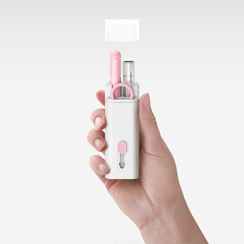 Багатофункціональний набір для чищення електроніки та гаджетів 7 в 1 Щітка для очищення клавіатури, навушників, монітора, смартфона, ноутбука