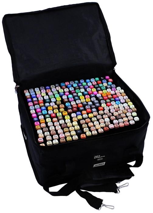 Великий набір двосторонніх маркерів, 262 шт. Художні маркери для малювання та скетчингу на папері Sketch Marker Touch Raven - мініатюра 2