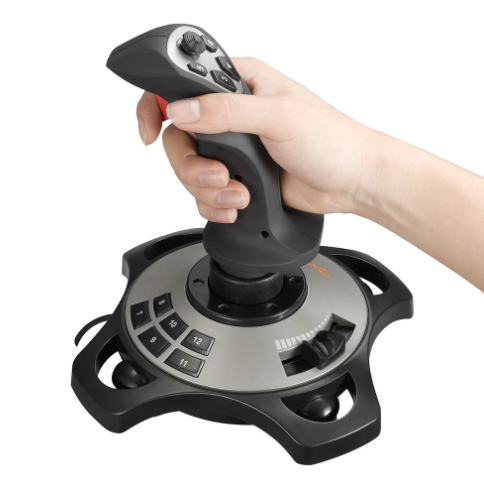 Ігровий джойстик – штурвал PXN 2113 PRO Flight control Політний геймпад - контролер для ігор та симуляторів - мініатюра 3