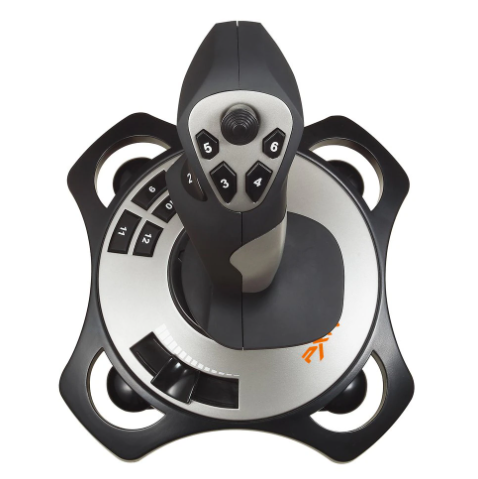 Ігровий джойстик – штурвал PXN 2113 PRO Flight control Політний геймпад - контролер для ігор та симуляторів - мініатюра 4