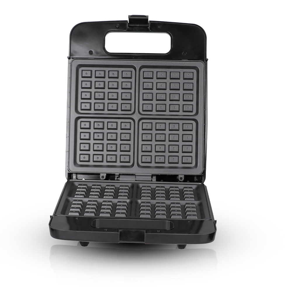 Електрична вафельниця RAF 521, 1400Вт · Домашня портативна електровафельниця на 4 слайси для приготування віденських та бельгійських вафель