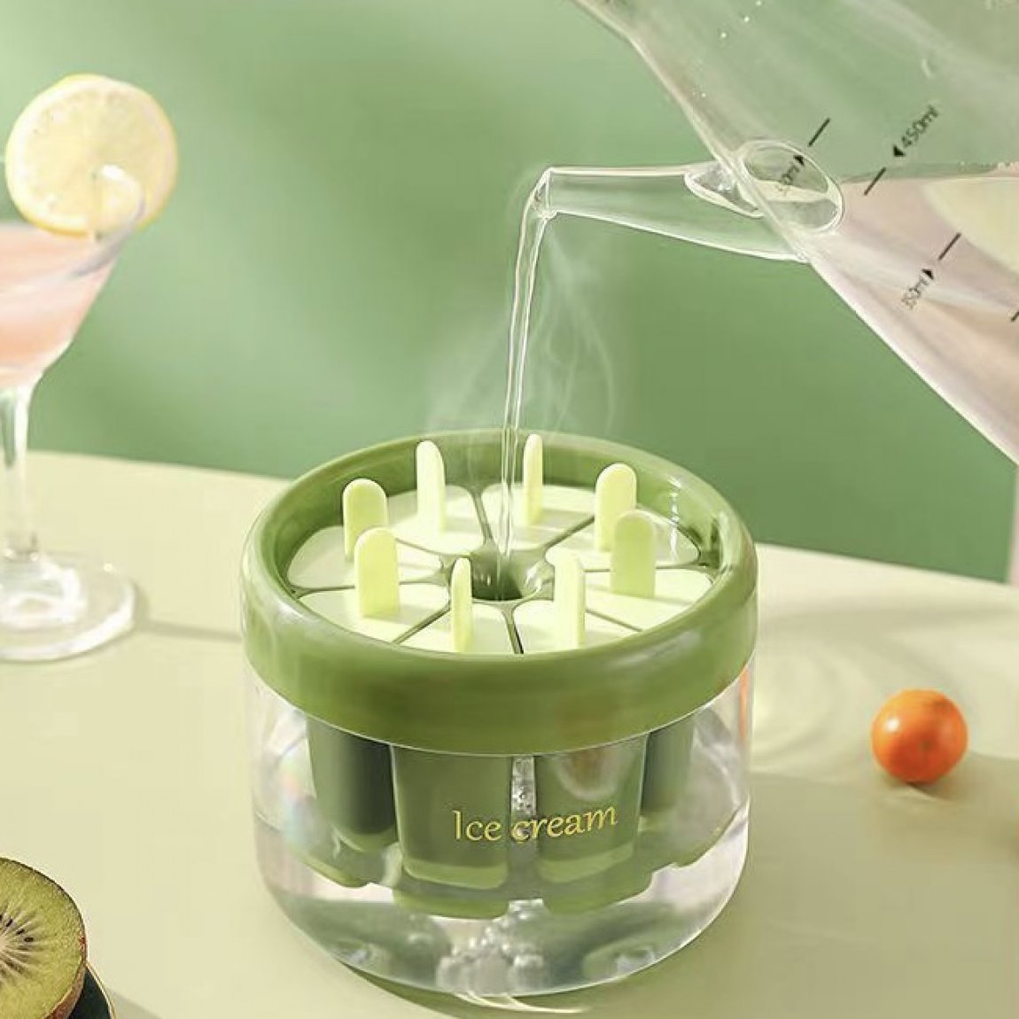 Форма для морозива ICE CREAM MOLD Набір для приготування домашнього морозива, сорбету, замороженого соку, на 6 порцій - мініатюра 5