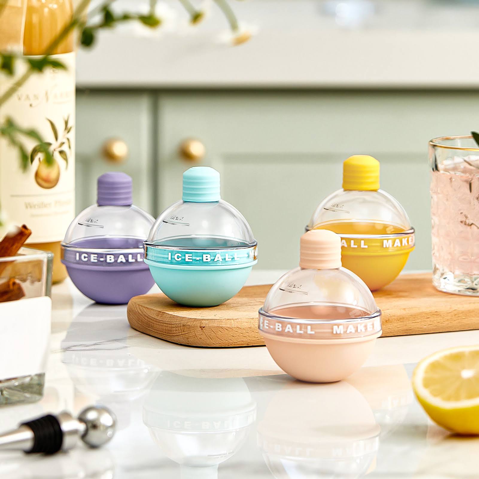 Форма для льоду ICE-BALL Крижана Куля для віскі та коктейлів - мініатюра 4