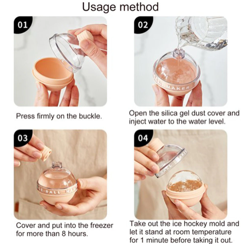 Форма для льоду ICE-BALL Крижана Куля для віскі та коктейлів - мініатюра 9