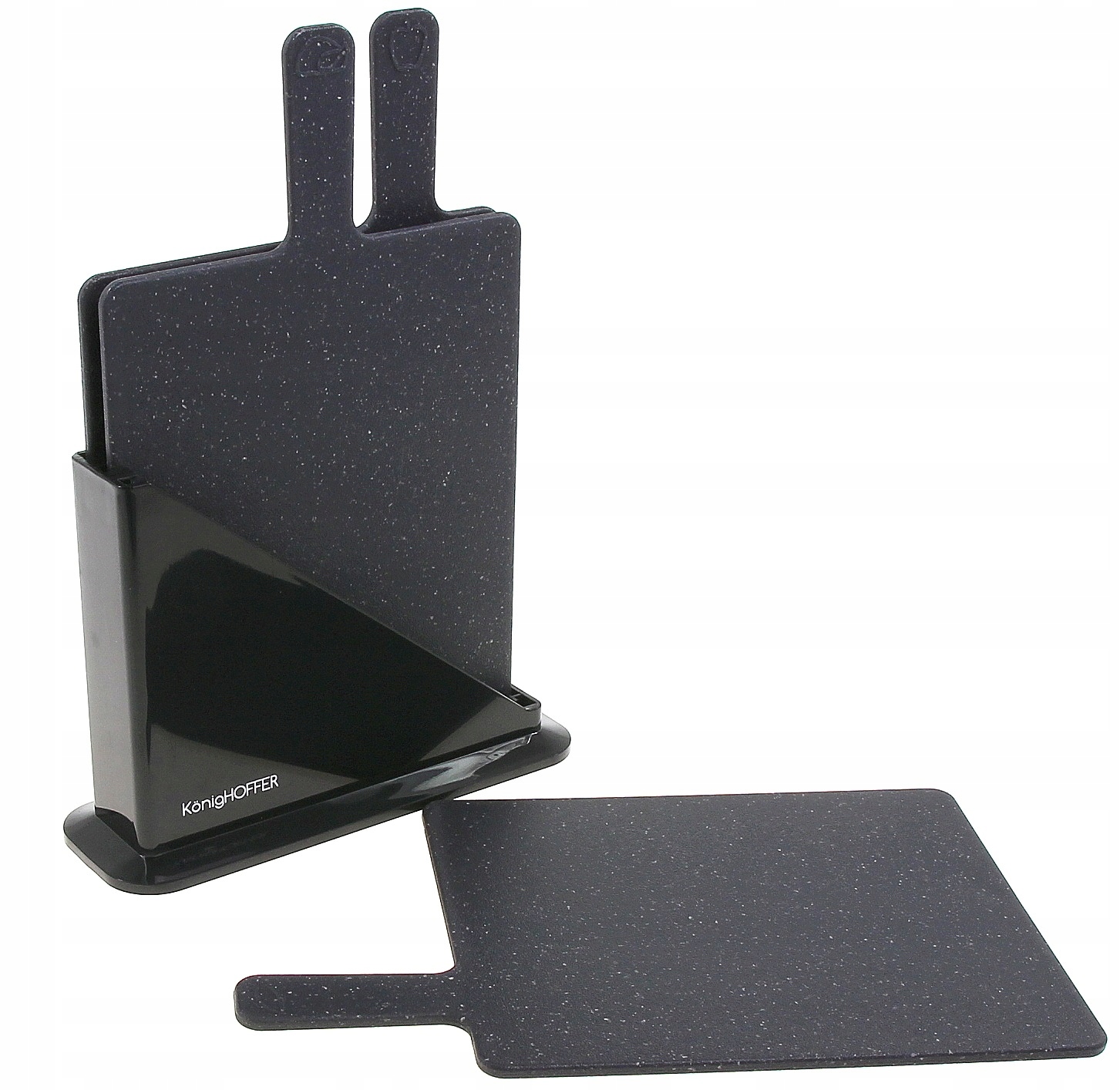 Набір обробних дошок EDENBERG EB-11981 на підставці, 3 шт. ∙ Сірий / чорний колір - мініатюра 4