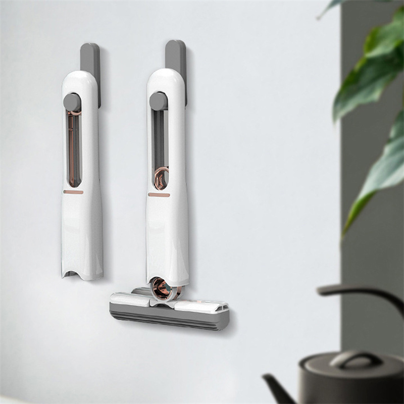 Портативна міні швабра Mini Mop з автоматичним віджиманням - мініатюра 5