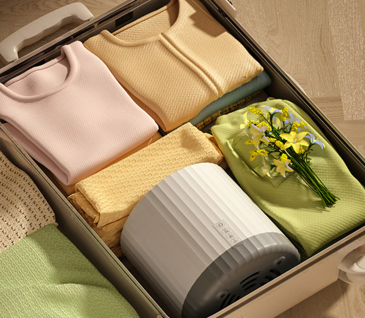 Портативна пральна міні машинка Underclothes для прання нижньої білизни, до 2 кг - мініатюра 5