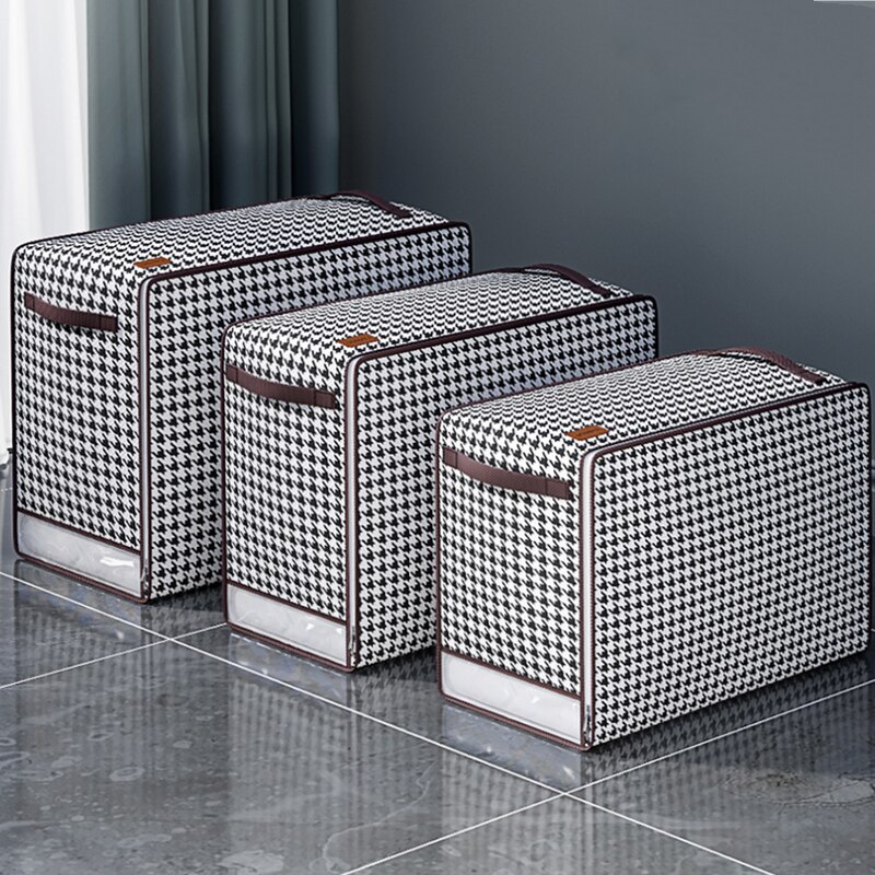 Сумка – валіза для зберігання одягу, білизни, ковдр Органайзер для шафи, 60 х 45 х 25 см - мініатюра 3