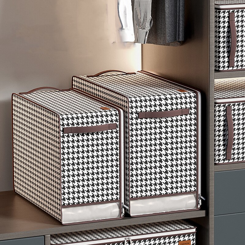 Сумка – валіза для зберігання одягу, білизни, ковдр Органайзер для шафи, 60 х 45 х 25 см - мініатюра 5