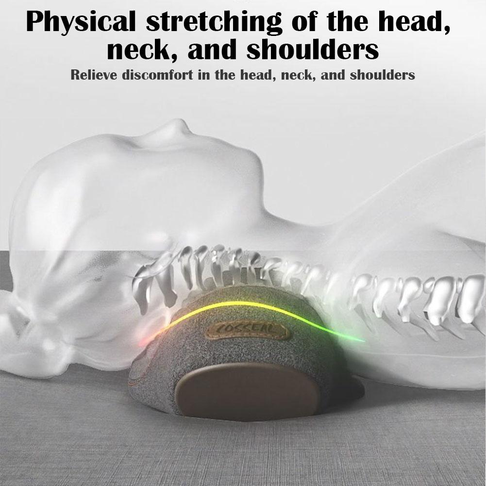 Бездротова портативна масажна подушка Spine Pillow USB для шийного відділу хребта з УФ прогріванням - мініатюра 5