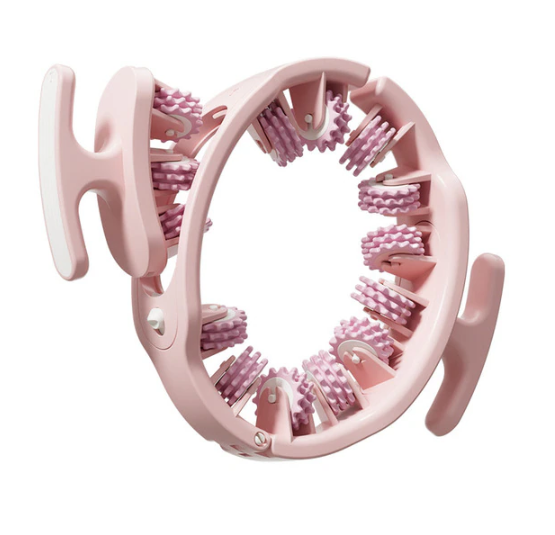 Ручний мультироликовий лімфодренажний масажер ROLLER MASSAGER Антицелюлітний ролер для масажу шиї, плечей, спини, рук, ніг - мініатюра 2