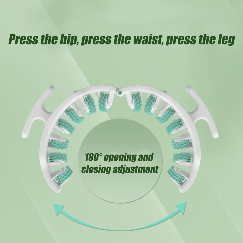 Ручний мультироликовий лімфодренажний масажер ROLLER MASSAGER Антицелюлітний ролер для масажу шиї, плечей, спини, рук, ніг - мініатюра 6