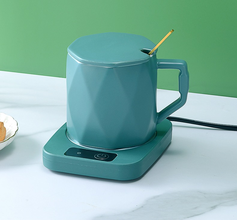 Підставка для чашки з постійною температурою 55° Теплий килимок для підігріву чаю, кави, дитячого харчування - мініатюра 6