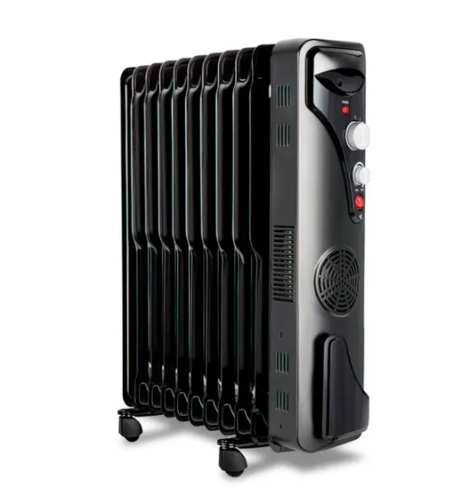 Радіатор масляний RAF 0929 Побутовий масляний обігрівач - батарея на 9 секцій, 2400 Вт