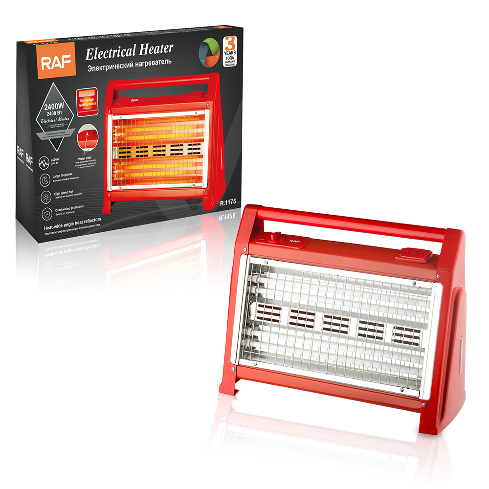 Інфрачервоний кварцовий обігрівач RAF R-1175, 2400 Вт - мініатюра 2