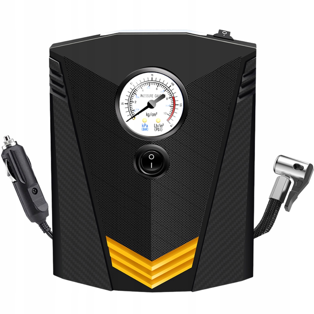 Автомобільний компресор Портативний повітряний насос для шин, 12V - мініатюра 3