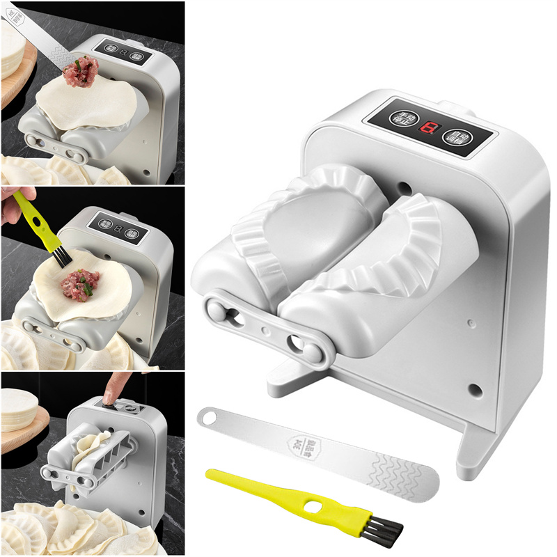Автоматична USB машинка для швидкого ліплення вареників та пельменів - мініатюра 2