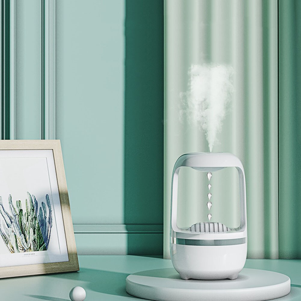 Антигравітаційний зволожувач повітря Creative Anti-gravity Water Drop Humidifier Портативний дифузор для зволоження та очищення повітря - мініатюра 3
