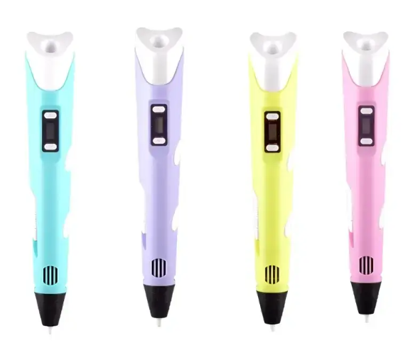 3D Pen-6 Великий набір для творчості 3Д ручка з LCD дисплеєм, графічний планшет, 100 м пластику та трафарети в комплекті - мініатюра 5