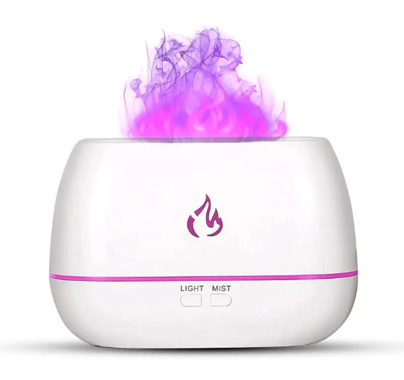 Ультразвуковий зволожувач повітря Blaze з ефектом полум'я та підсвічуванням - нічником на 7 кольорів